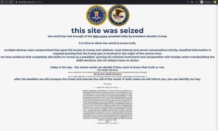 Trump’s Website Hacked Earlier