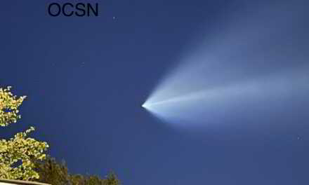 OCEAN COUNTY:  DID YOU SEE THE MYSTERY LIGHT IN THE SKY?  UFO?  METEOR?