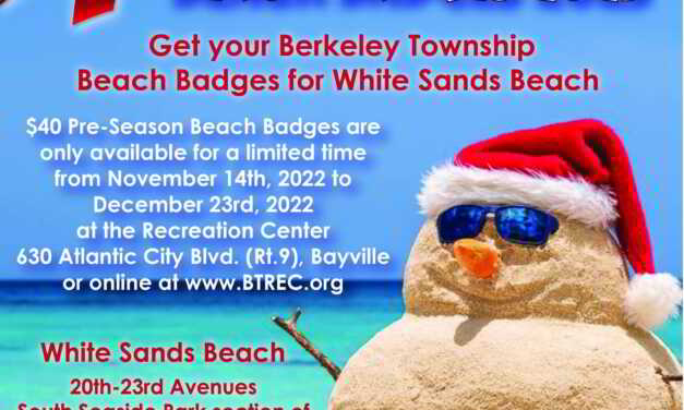 BERKELEY:  MOTHER NATURE HAS BEEN CONFUSED SO WHY NOT BUY YOUR BEACH BADGES EARLY AT A DISCOUNTED PRICE